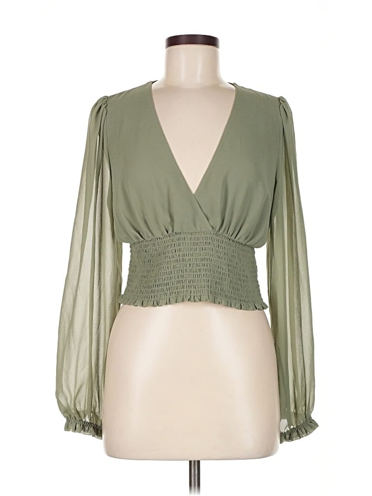 Wilfred Long Sleeve Blouse In Green