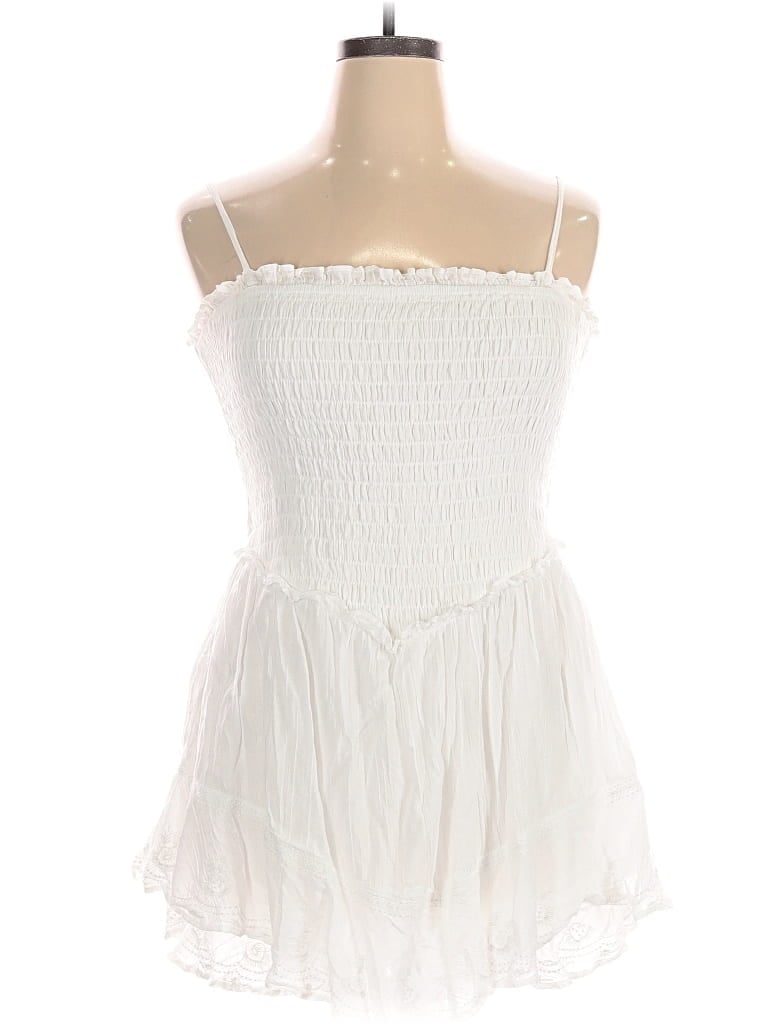 Pre-owned American Eagle Outfitters Romper In White