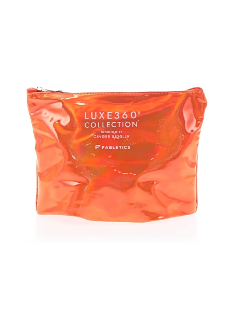 Pre-owned Fabletics Makeup Bag In Orange