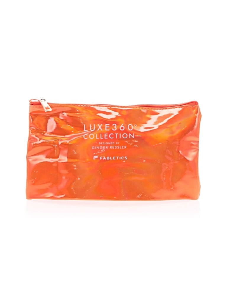 Pre-owned Fabletics Makeup Bag In Orange