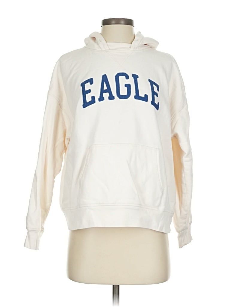 Pre-owned American Eagle Outfitters Sweatshirt In White