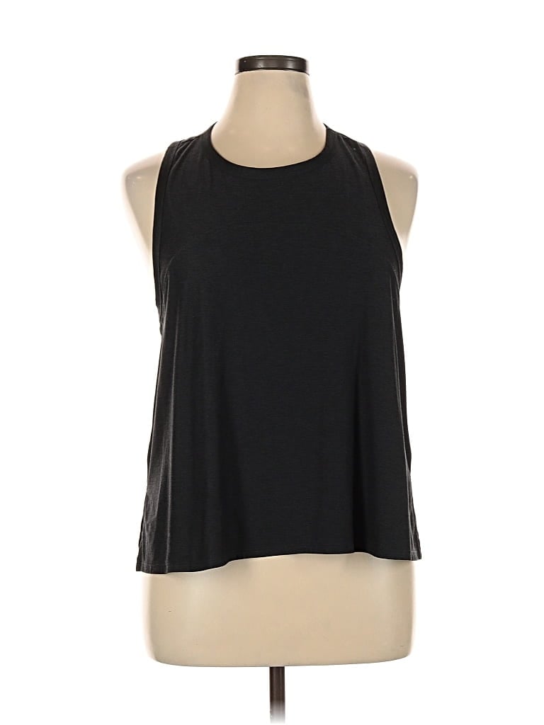 Pre-owned Active By Old Navy Tank Top Black Halter Neckline Tops