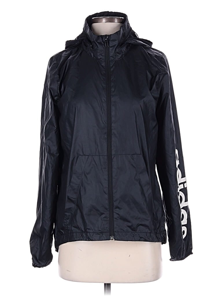 Pre-owned Adidas Originals Windbreaker Jacket In Blue