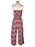 Maurices Paisley Burgundy Jumpsuit Size XS - photo 2