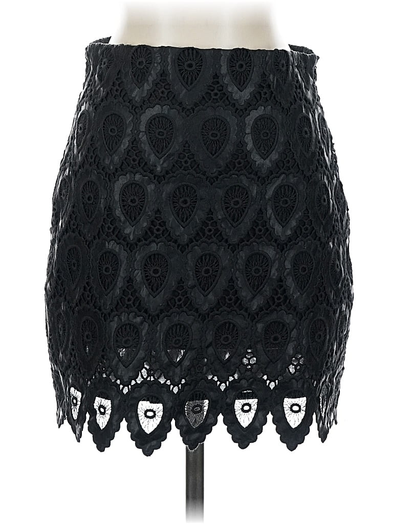 Pre-owned Zara Formal Skirt In Black