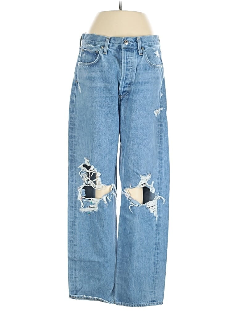 Pre-owned Agolde Jeans In Blue