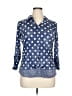 David Cline Blue Long Sleeve Polo Size XL - photo 1