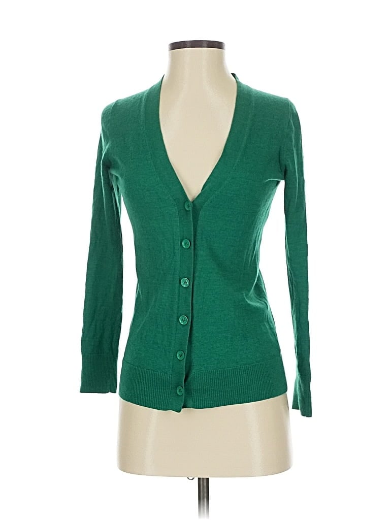 J.CREW FACTORY STORE Pre-owned Cardigan Sweater In Green