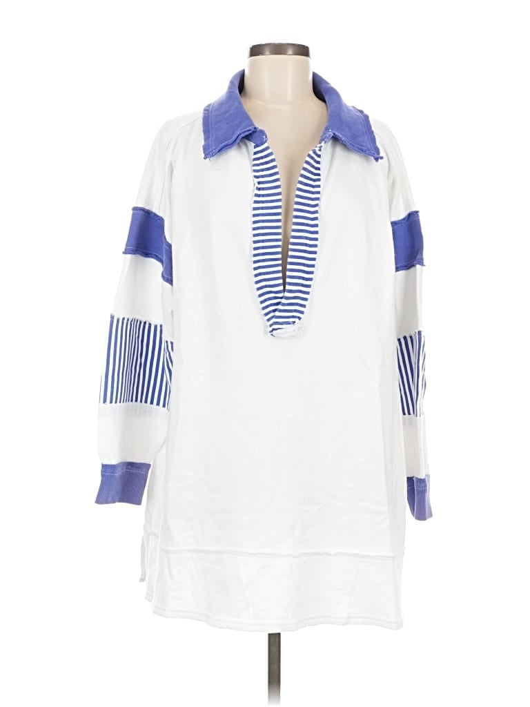 Pre-owned We The Free Pullover Sweater In White