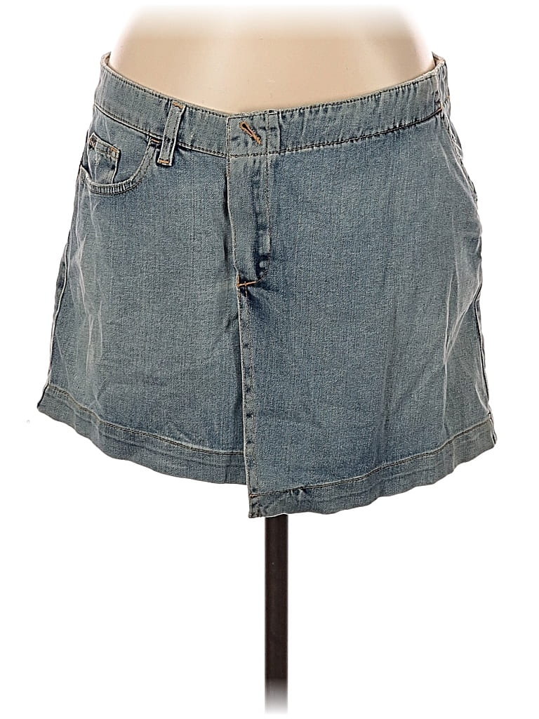 Pre-owned Armani Jeans Denim Skirt In Blue