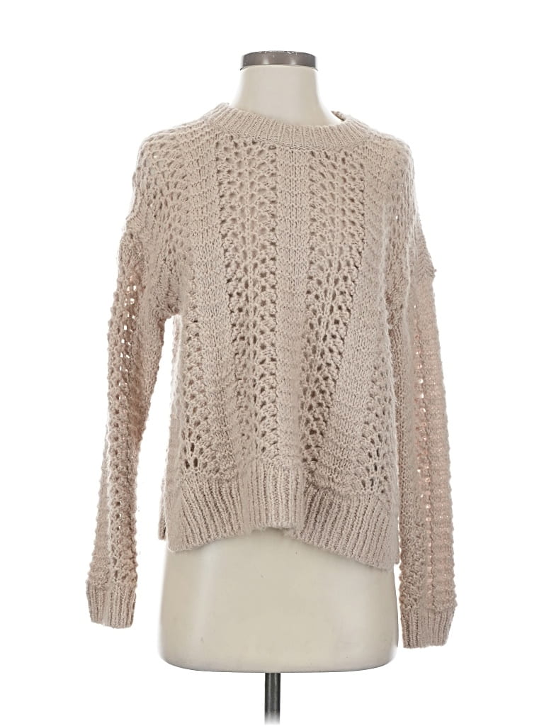 Pre-owned Madewell Pullover Sweater In Brown