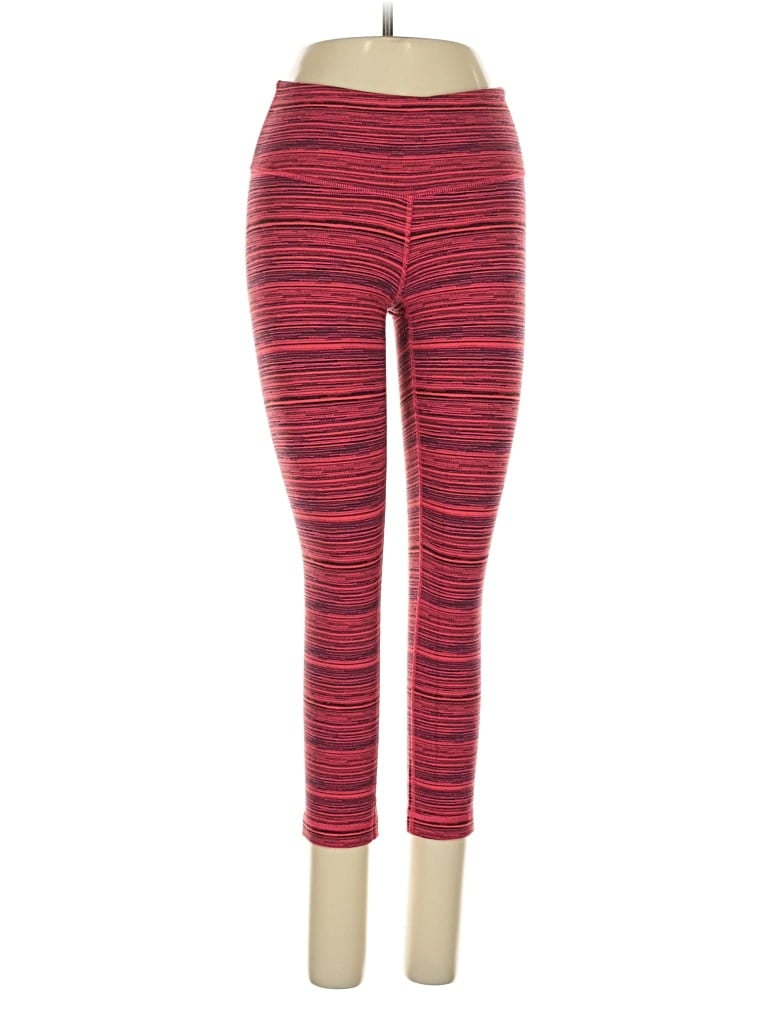 Pre-owned Lululemon Athletica Leggings In Red