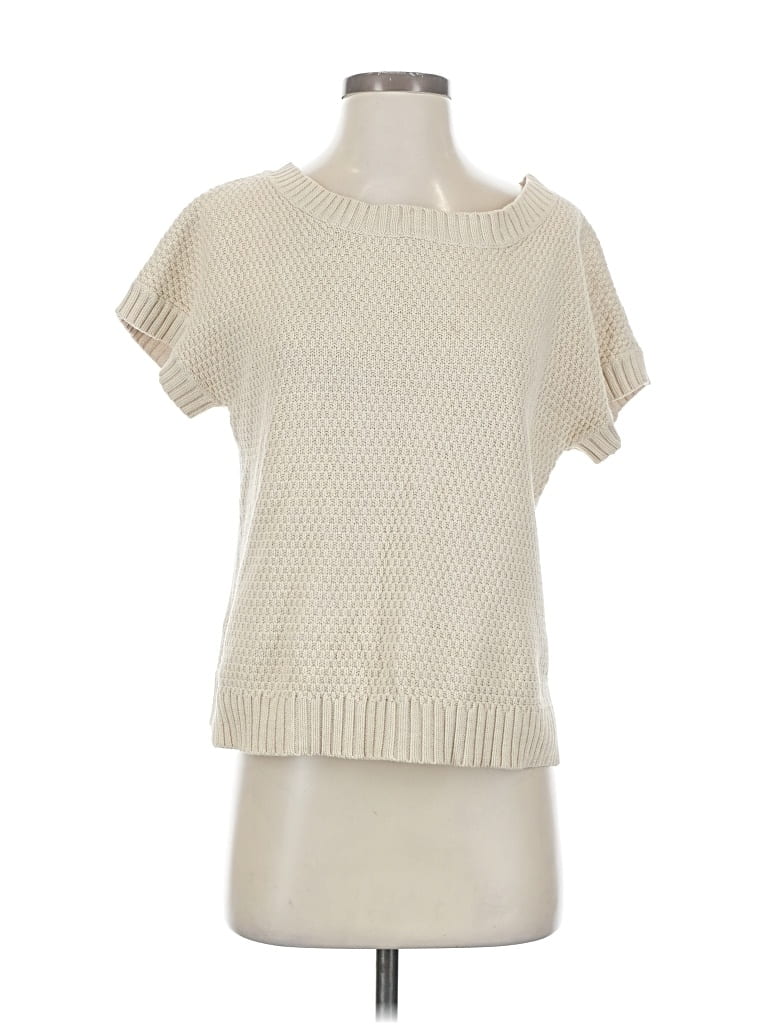 Pre-owned Banana Republic Pullover Sweater In White