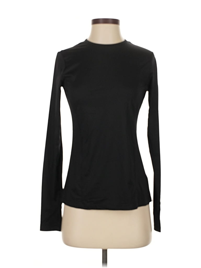 Pre-owned Fila Long Sleeve T-shirt In Black