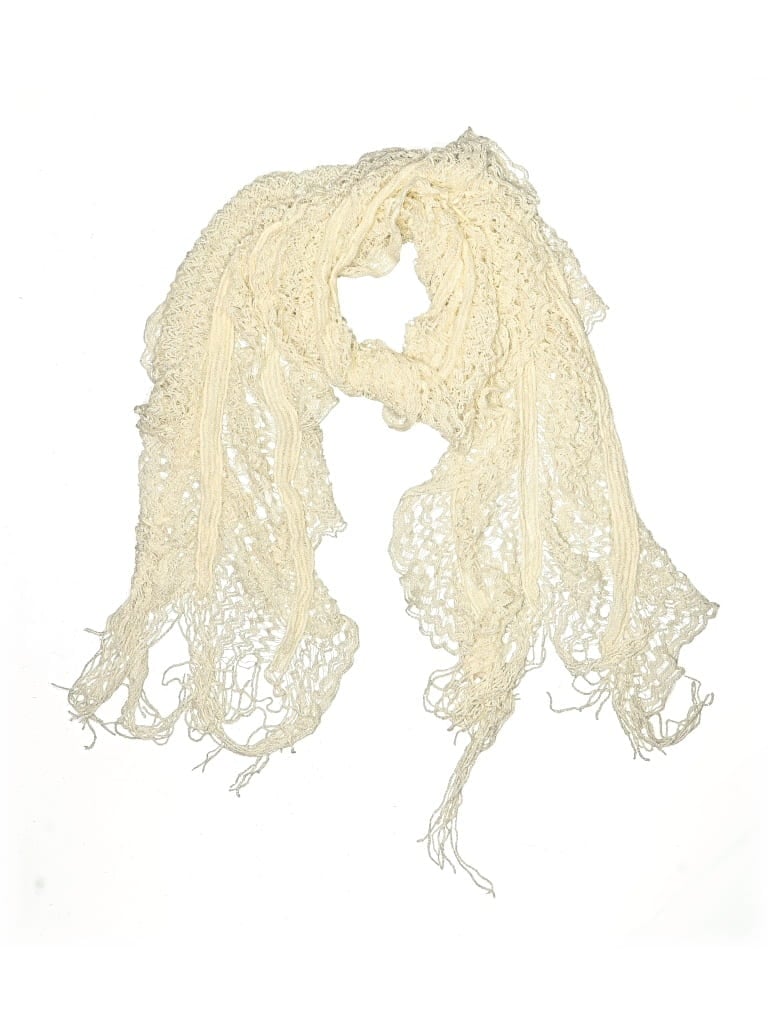 Pre-owned Unbranded Scarf In White