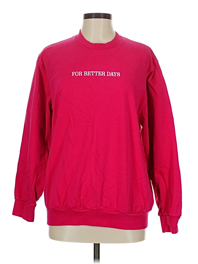 FOR DAYS Pre-owned Sweatshirt In Pink