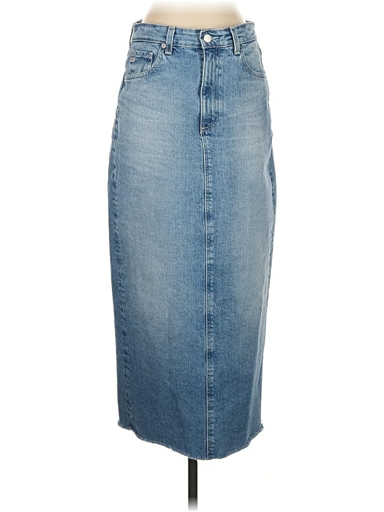 Pre-owned Adriano Goldschmied Denim Skirt In Blue