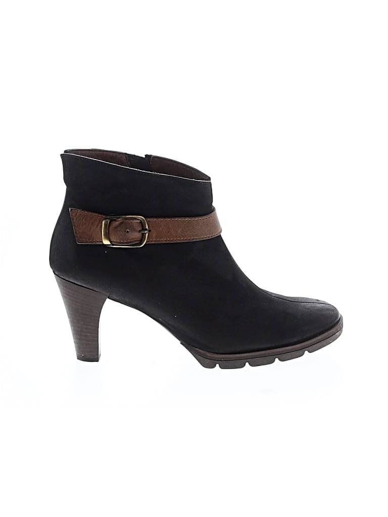 Pre-owned Paul Green Ankle Boots In Black