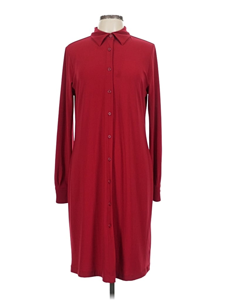 Pre-owned Norma Kamali Casual Dress In Red