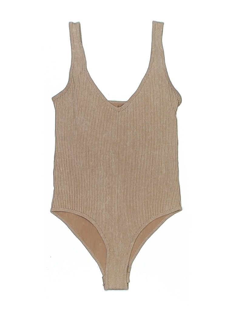 Pre-owned Aura Bodysuit In Brown