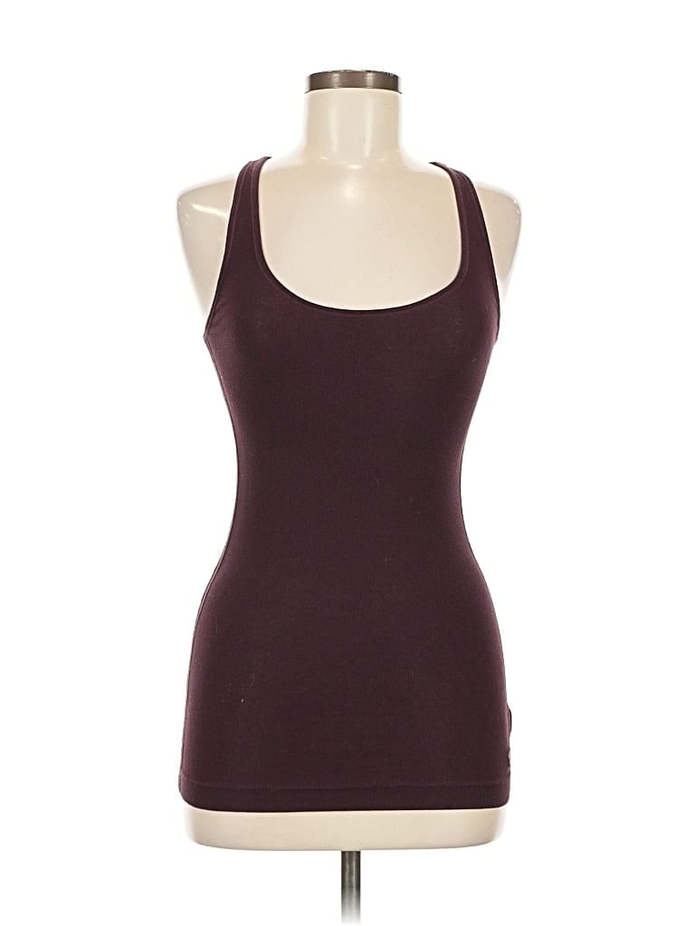 Pre-owned American Eagle Outfitters Tank Top Burgundy Halter Neckline Tops