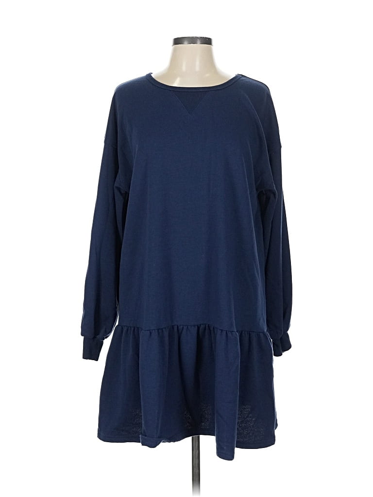 Pre-owned Unbranded Casual Dress In Blue