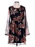 Staring at Stars 100% Polyester Floral Black Casual Dress Size M - photo 1