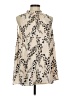 Torrid 100% Polyester Animal Print Ivory Sleeveless Blouse Size Med Plus (00) - photo 1