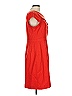 J.Crew Red Orange Cocktail Dress Size 12 - photo 4