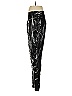 Bagatelle 100% Polyurethane Metallic Black Active Pants Size M - photo 5