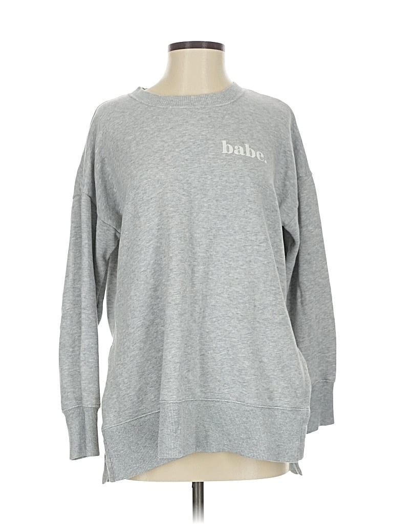 Pre-owned Aerie Sweatshirt In Gray