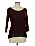 Vanity Burgundy 3/4 Sleeve T-Shirt Size M - photo 1