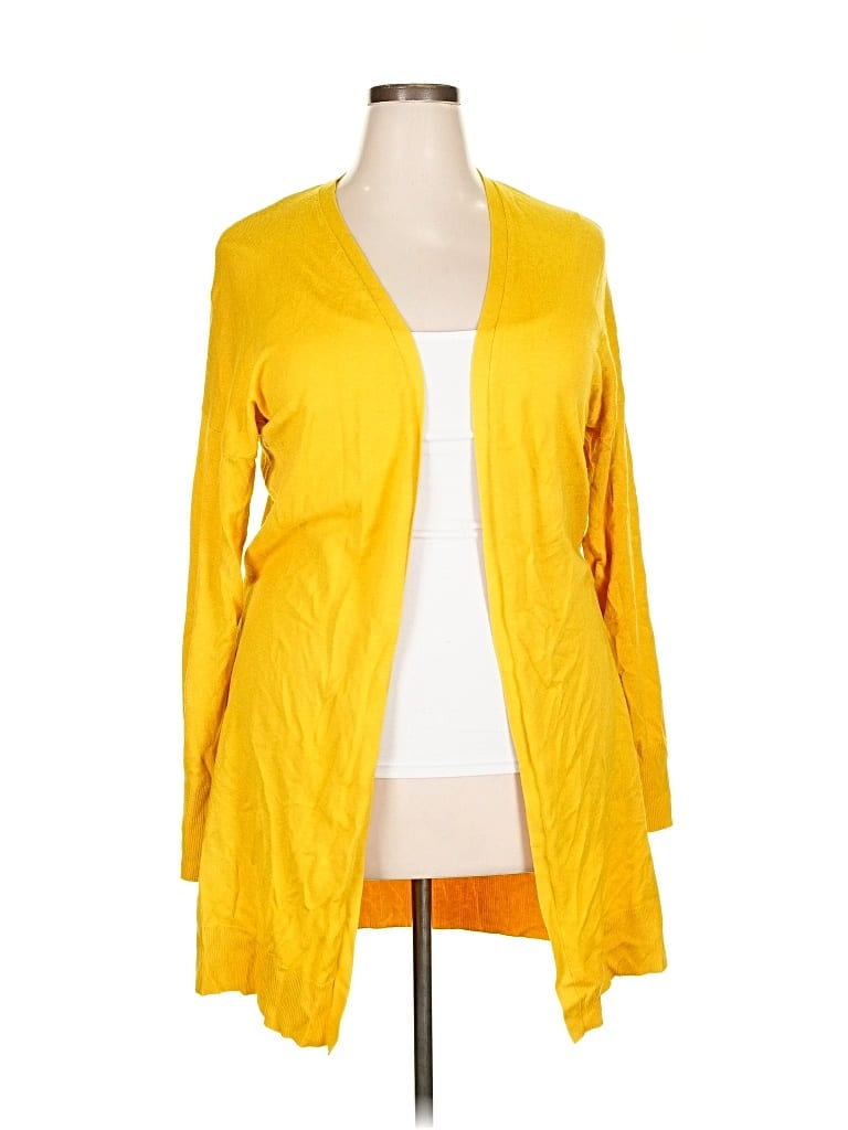 Pre-owned A New Day Cardigan Sweater In Yellow