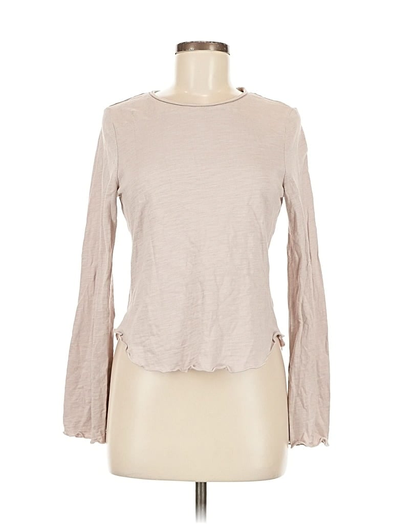 Pre-owned Shein Long Sleeve T-shirt In Brown