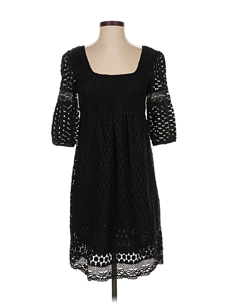 Pre-owned Solitaire Casual Dress In Black