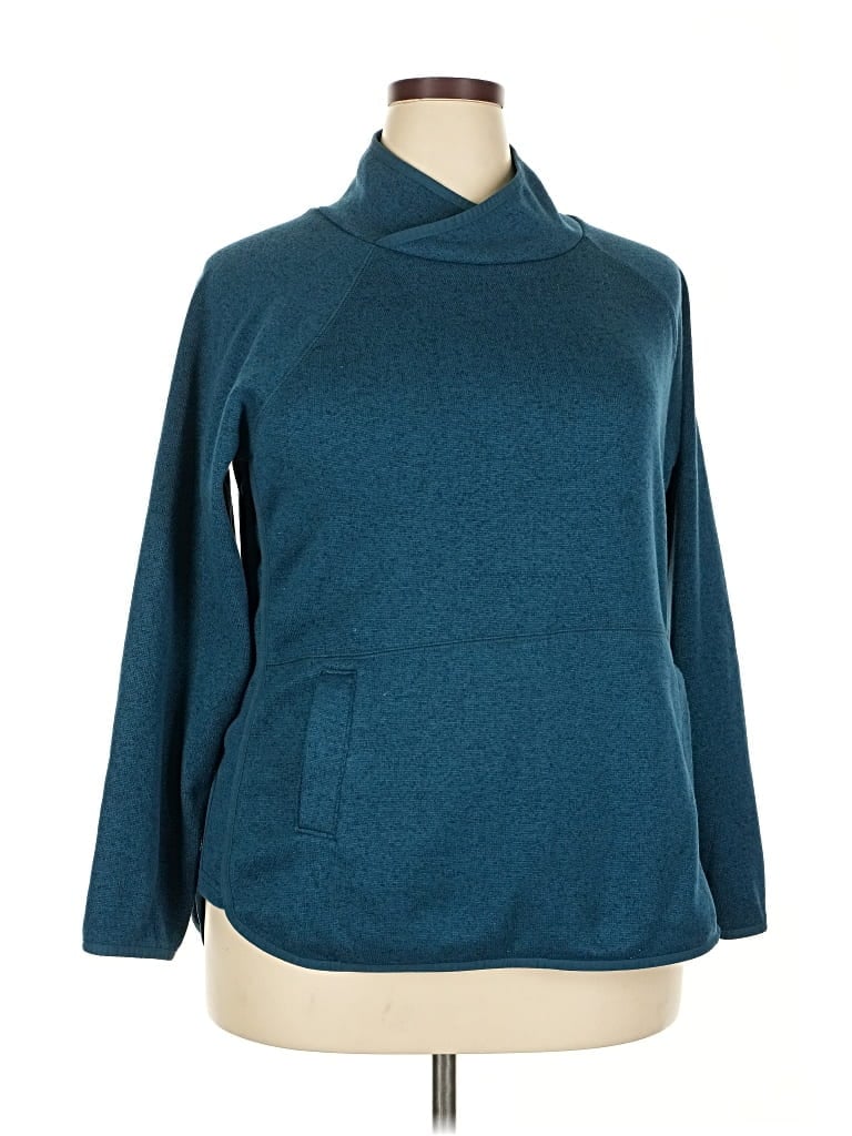 Pre-owned Tek Gear Turtleneck Sweater In Blue
