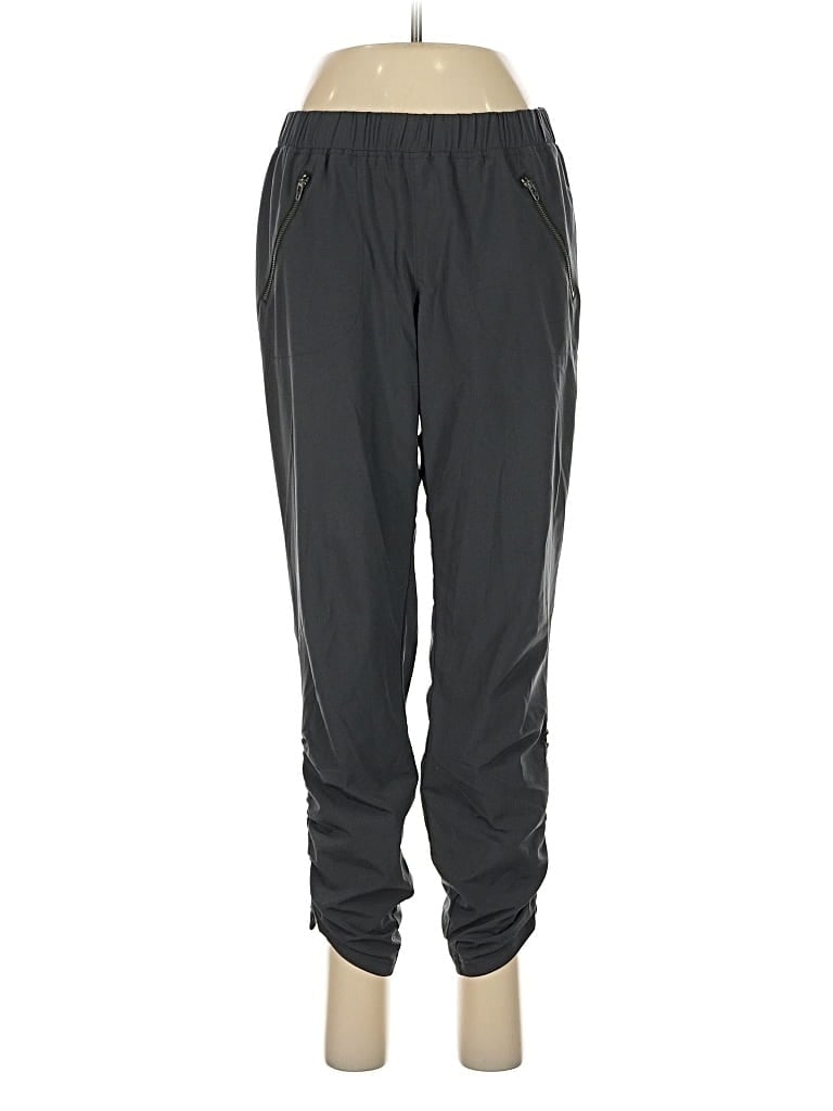 Pre-owned Athleta Track Pants In Black