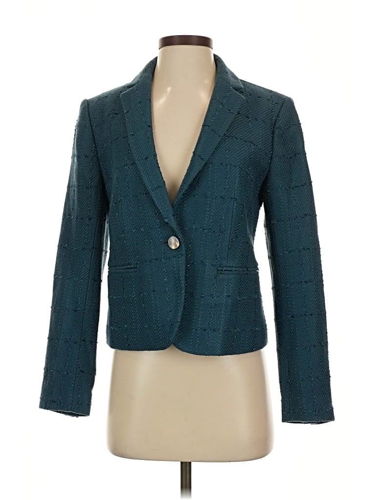 Ann Taylor Blazer Jacket In Blue