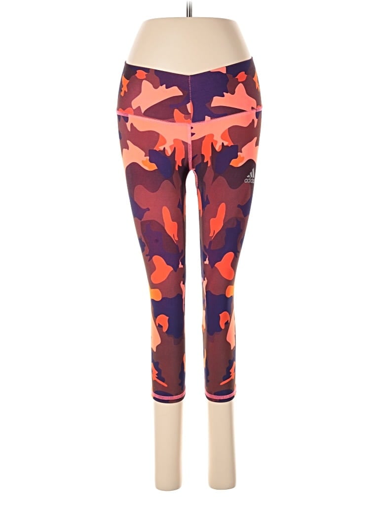 Pre-owned Adidas Originals Leggings In Purple