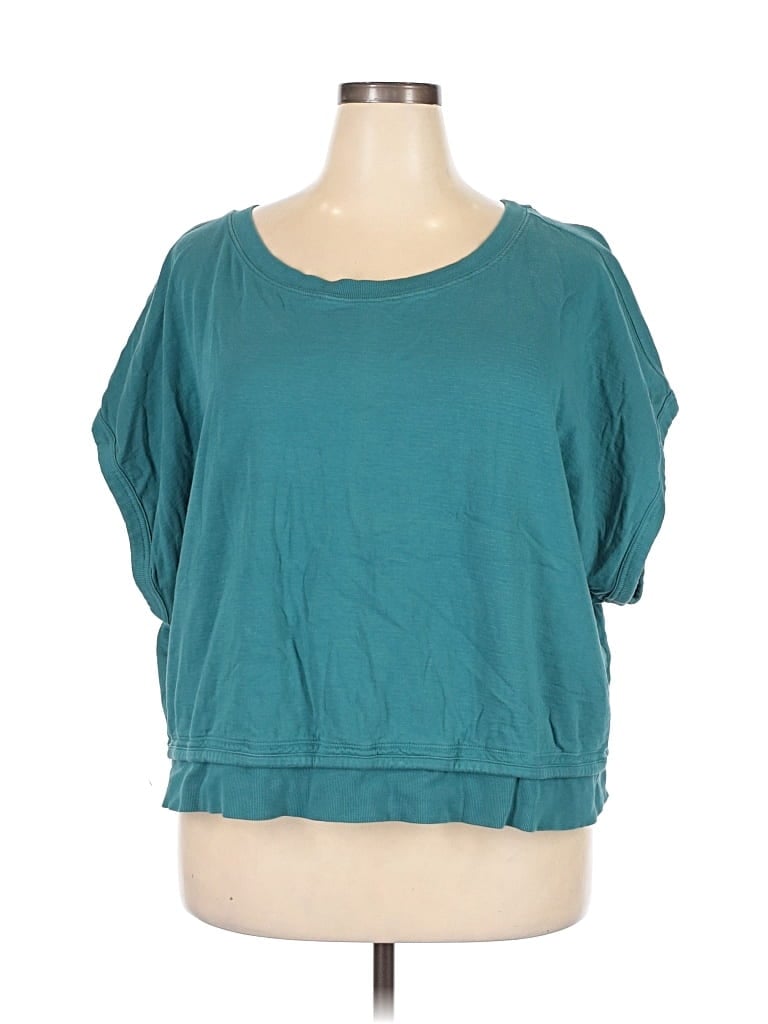 Pre-owned Athleta Sweatshirt In Blue