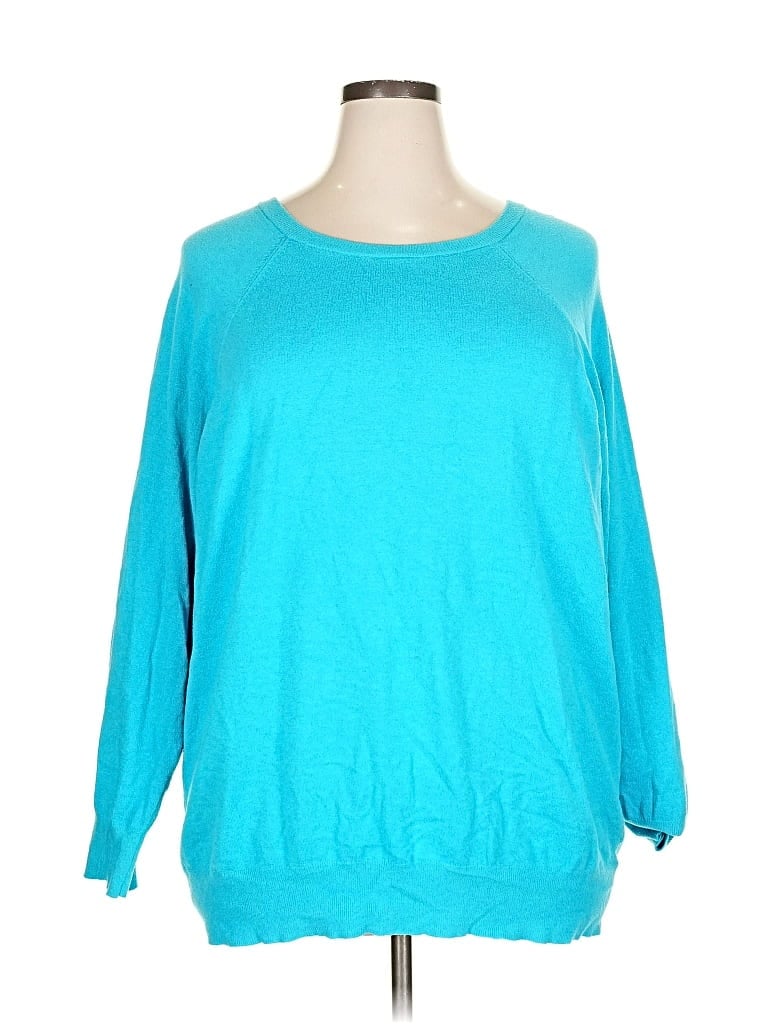 Pre-owned Torrid Pullover Sweater In Blue