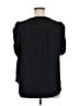 Torrid 100% Polyester Black 3/4 Sleeve Blouse Size 1X Plus (1) - photo 2