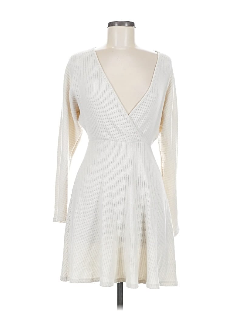 Pre-owned Lush Cocktail Dress In White
