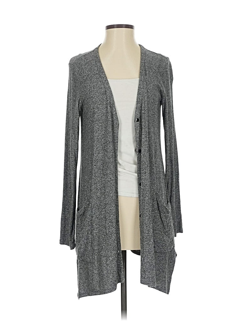 Pre-owned Jjill Cardigan Sweater In Gray