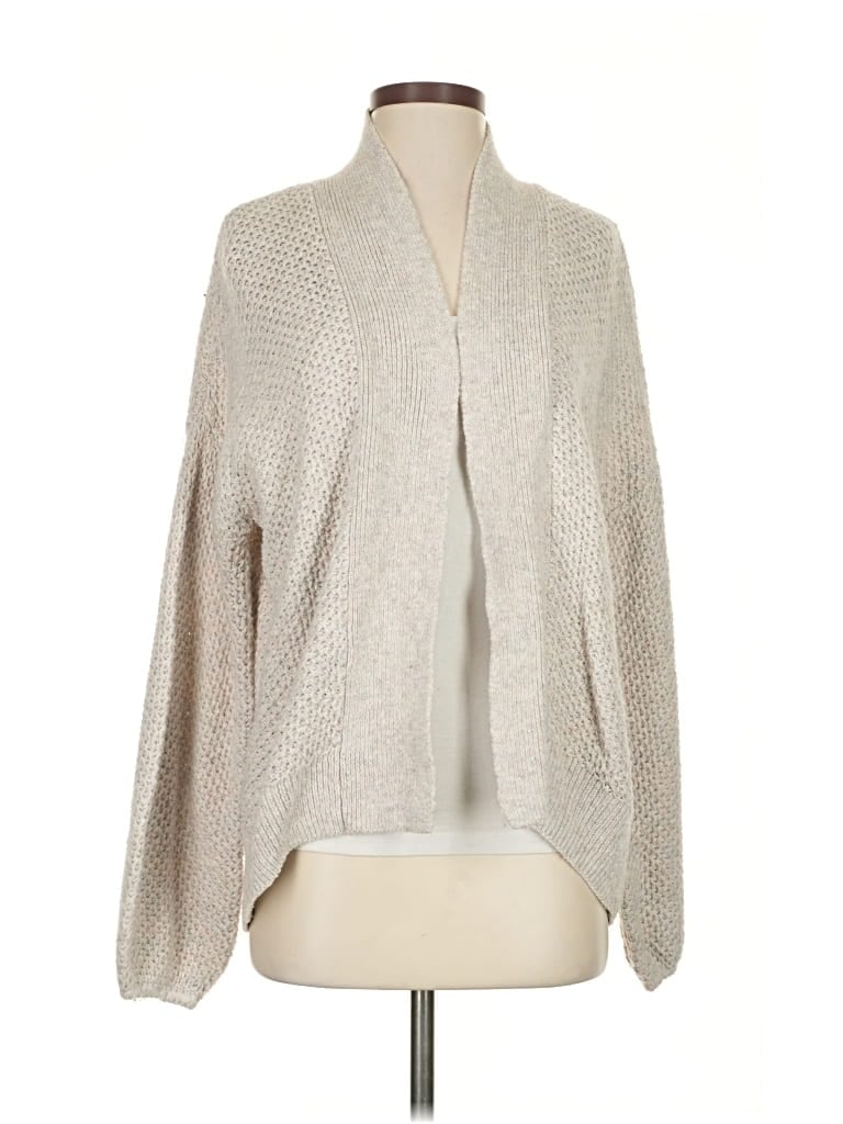 Pre-owned Able Cardigan Sweater In Silver