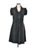 Calvin Klein Paisley Gray Casual Dress Size 6 - photo 1