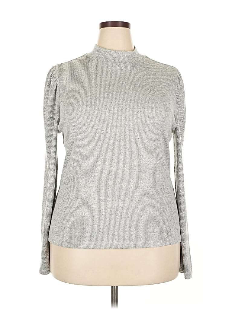 Pre-owned Gap Turtleneck Sweater In Gray