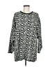 Forenza Animal Print Silver Pullover Sweater Size 6 - photo 1