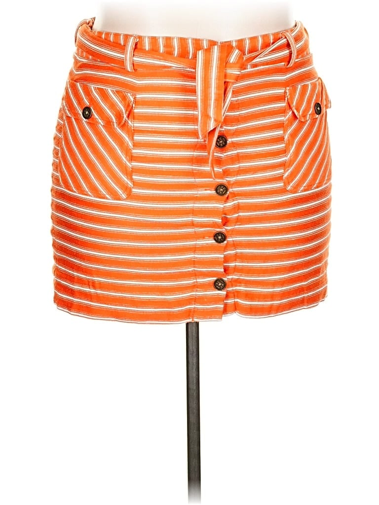 Pre-owned Tommy Hilfiger Casual Skirt In Orange