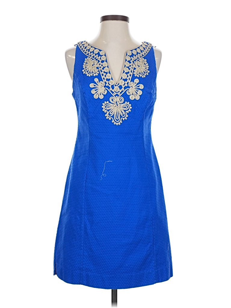Pre-owned Lilly Pulitzer Cocktail Dress In Blue